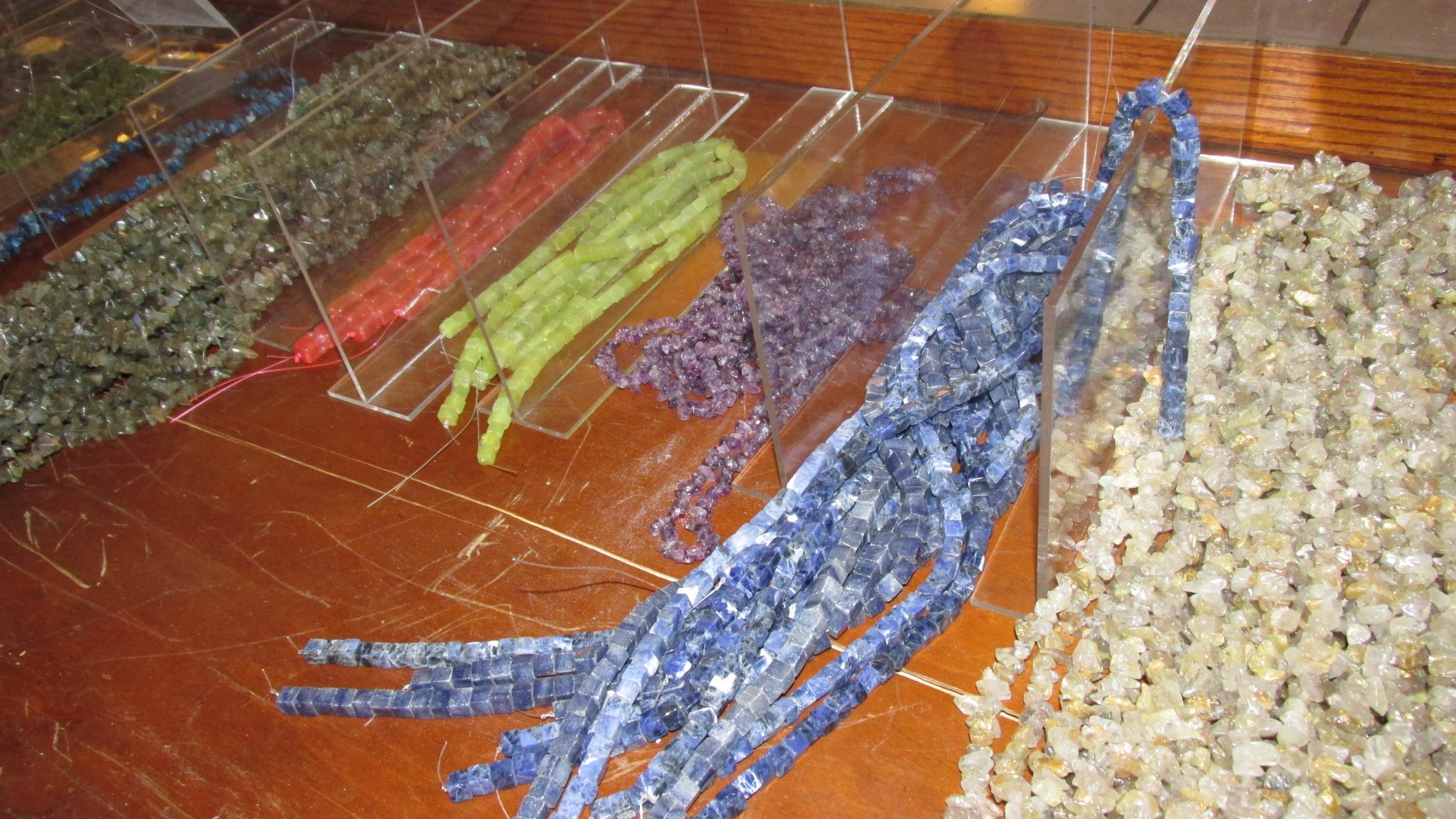 Variety of stone strands