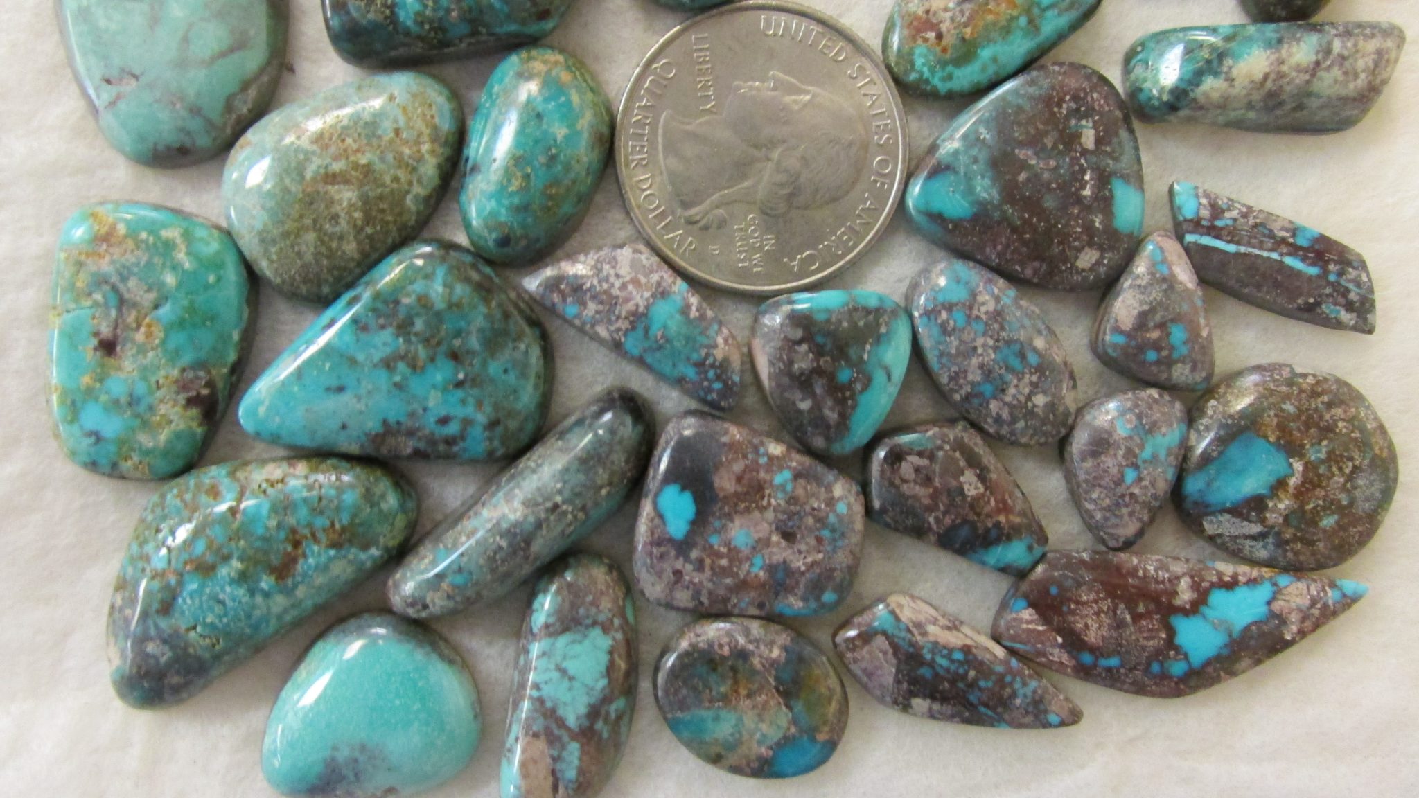 Bisbee Turquoise Cabochons