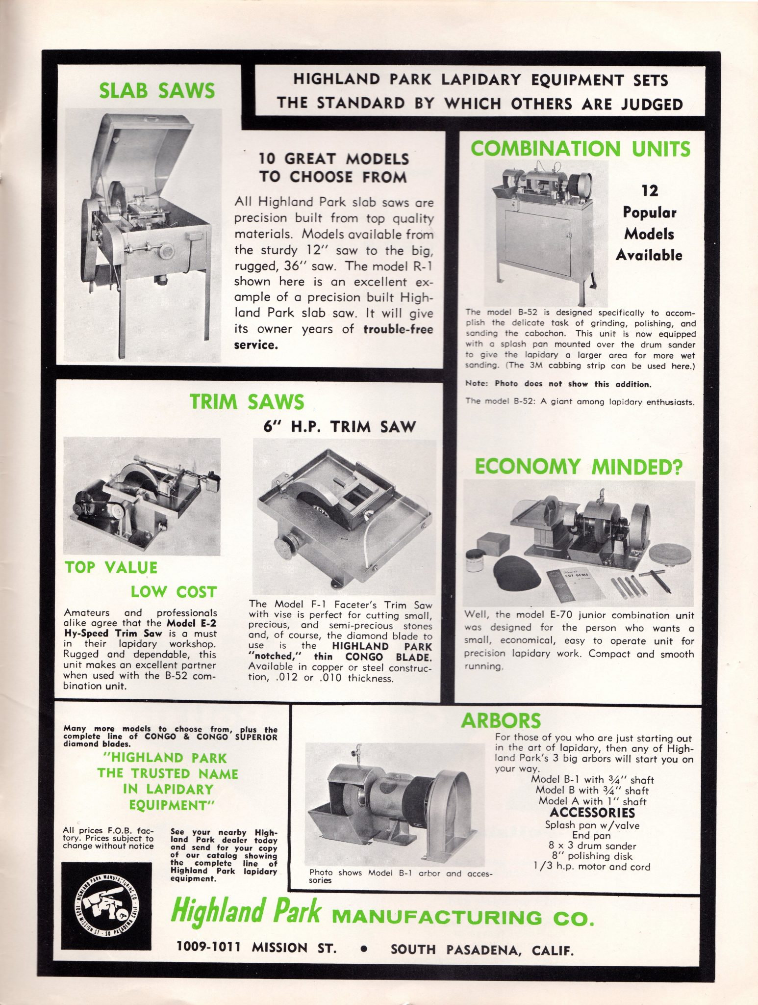 1966 Lapidary Advertisement