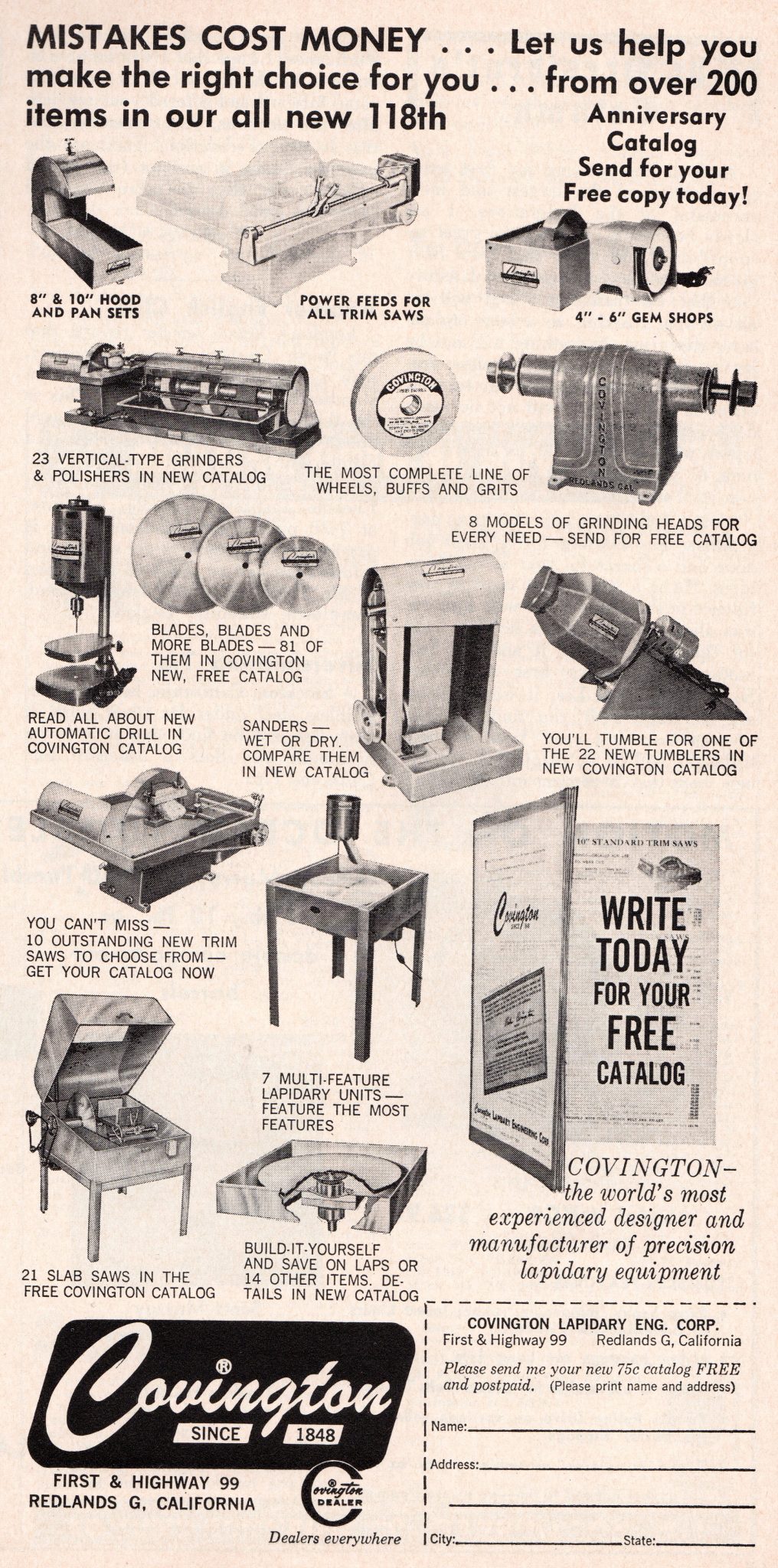 1966 Lapidary Advertisement