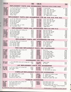 1970 Highland Park Lapidary Catalog Price List