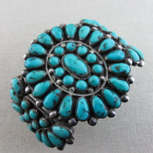 Turquoise Cluster Bracelet