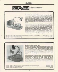 Beacon Star Lapidary Graves Faceting Machines